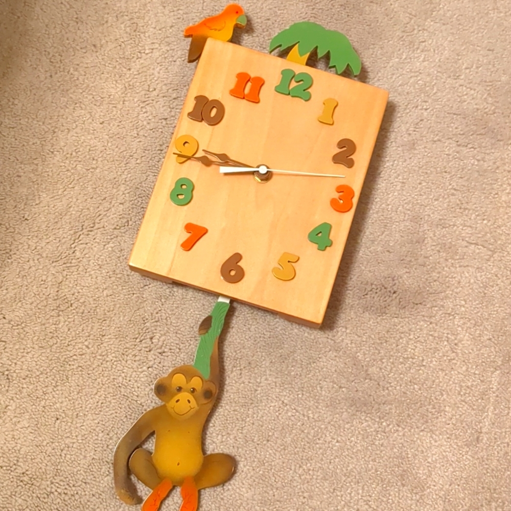 Wooden wall clock